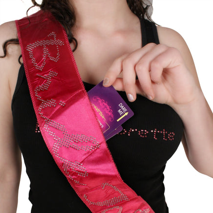 Bride to Be Sash - With Zany Dares - Worn by the Bachelorette