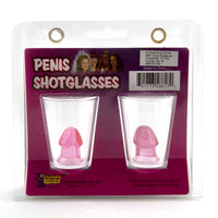 Pair Of Penis Shot Glasses - Rear of Package