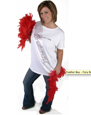 Feather Boa - Fiery Red - Looks Great!
