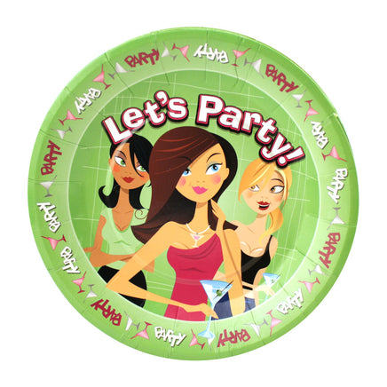 Let's Party Plates - For Any Girl's Night - 10