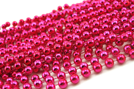 Pink Beads - Bright Hot Pink