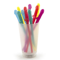 Penis Party Straws - Rainbow - 10 Straws