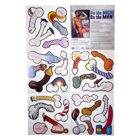 Pin The Macho On The Man Game - Silly Penis Cutouts