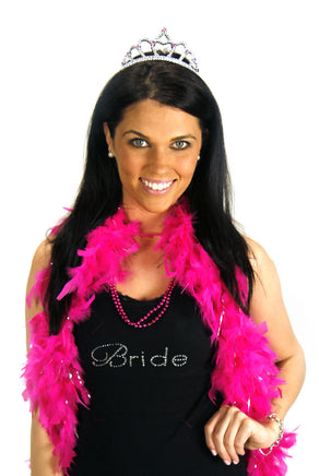 Feather Boa - Hot Pink - Close Up