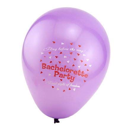 Pink and Purple Bachelorette Party Balloons - Purple Balloon