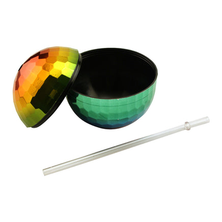 Rainbow Disco Ball Cup - Bachelorette.com Bachelorette Party Supplies