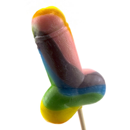 Rainbow Penis Lollipop 