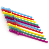 Penis Party Straws -  Five Different Colors