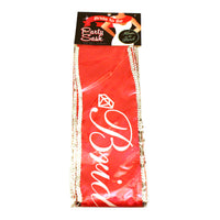 Glow in the Dark Bride to Be Sash Packaging