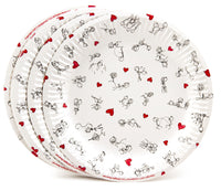 Dirty Dishes Sex Position Plates - Eight per Pack