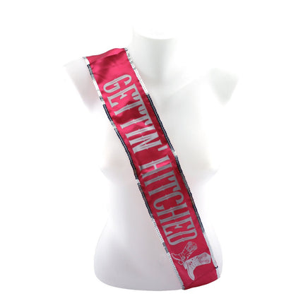 Glow in the Dark Gettin' Hitched Sash